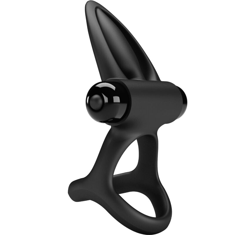 PRETTY LOVE - ANNEAU VIBRANT 10 VIBRATIONS SILICONE NOIR - Sensualia