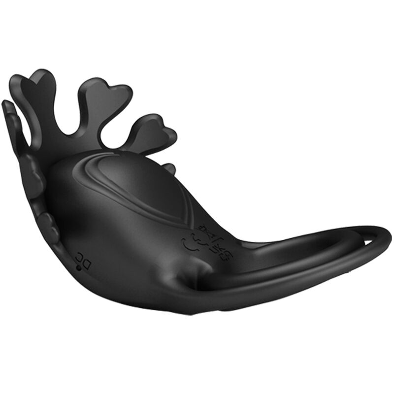 PRETTY LOVE - ANNEAU VIBRATEUR RUBEN 7 VIBRATIONS SILICONE NOIR - Sensualia