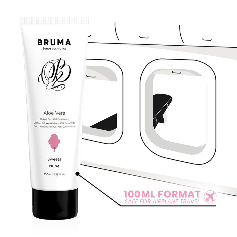 BRUMA - GEL GLISSANT À L'ALOE VERA SAVEUR BONBONS 100 ML - Sensualia