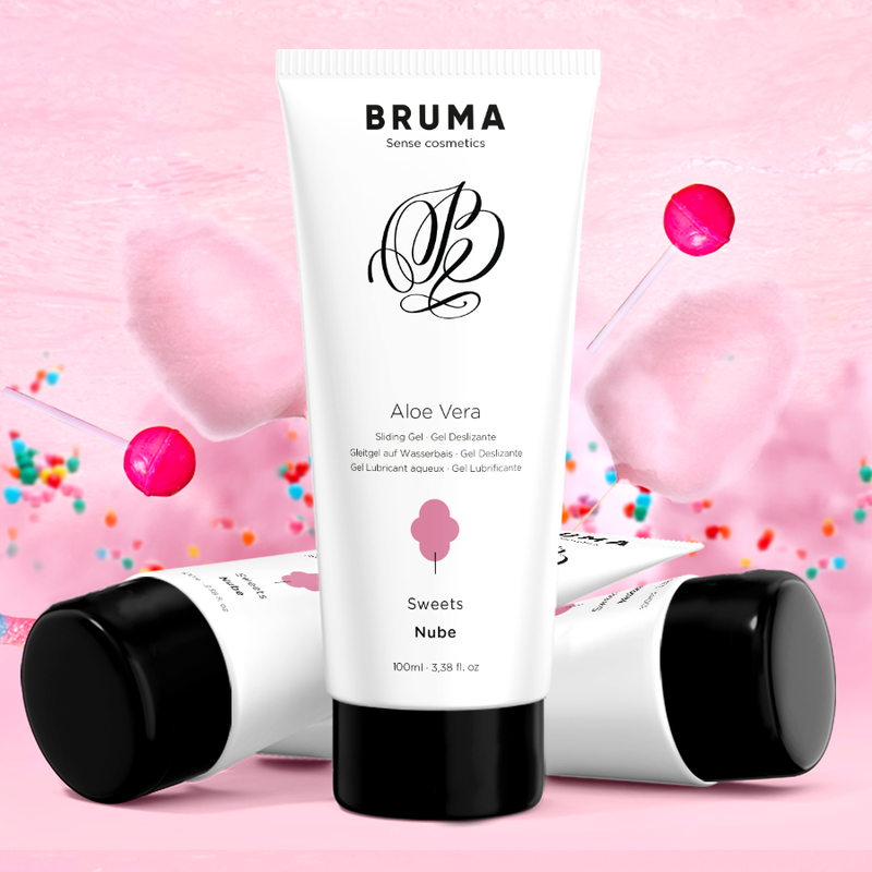 BRUMA - GEL GLISSANT À L'ALOE VERA SAVEUR BONBONS 100 ML - Sensualia