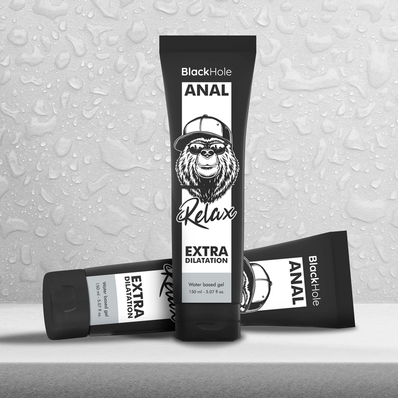 BLACK HOLE - GEL A BASE D''EAU DILATATION ANALE 150 ML - Sensualia