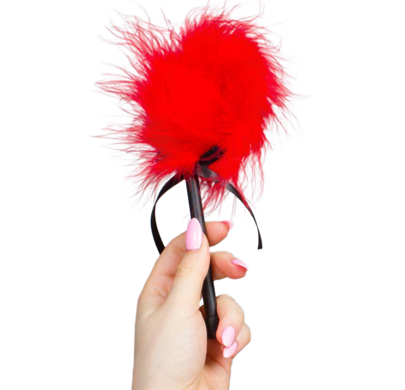 SECRETPLAY - DUSTER DE MARABOU ROUGE - Sensualia