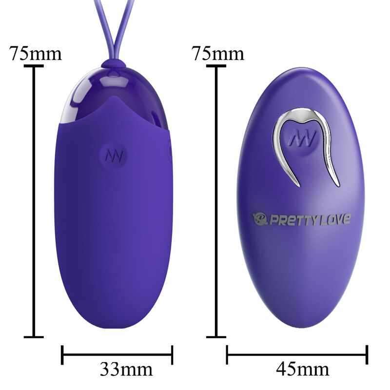PRETTY LOVE - BERGER YOUTH OEUF VIBRANT TÉLÉCOMMANDÉ VIOLET - Sensualia