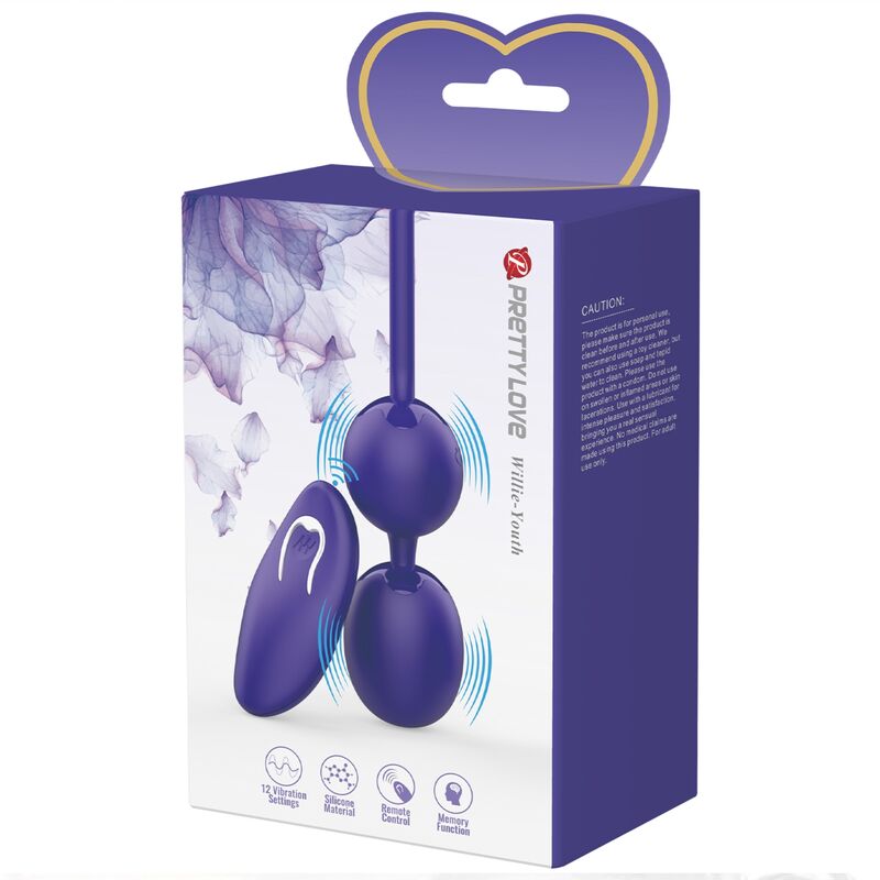 PRETTY LOVE - BALLES TÉLÉCOMMANDÉES WILLIE YOUTH ET VIBRATION VIOLET - Sensualia