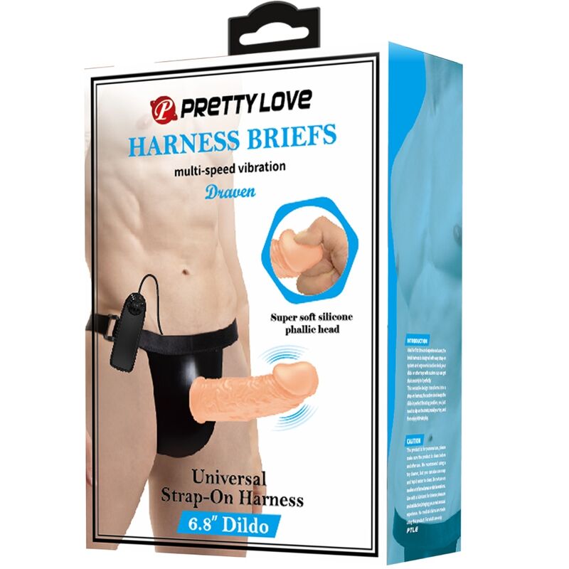 PRETTY LOVE - SLIP HARNAIS AVEC GODE VIBRANT INCLUS - Sensualia