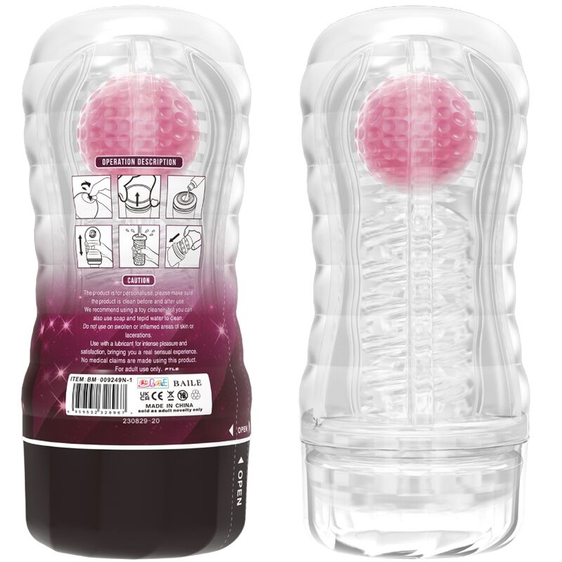 PRETTY LOVE - HOUSSE MASTURBATEUR ROSE - Sensualia