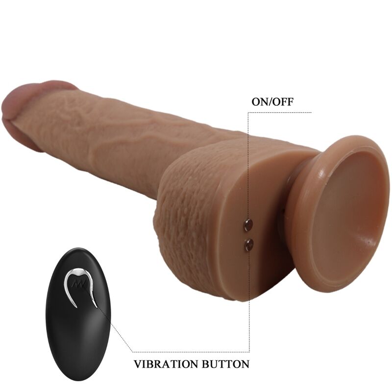 PRETTY LOVE - VIBRATEUR GODE RÉALISTE TOMMY 22.5 CM - Sensualia