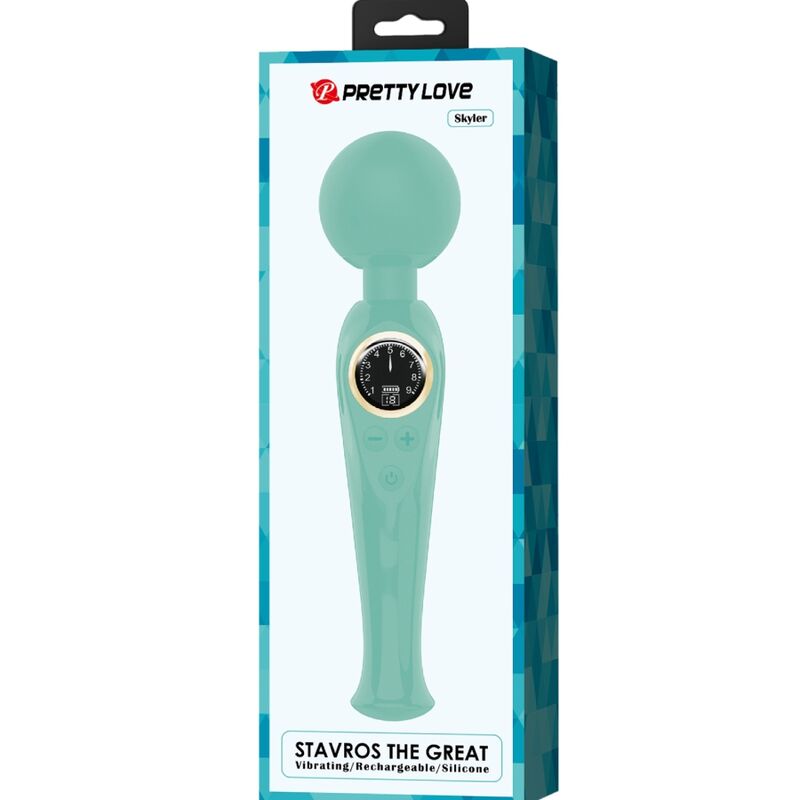 PRETTY LOVE - VIBRATEUR BAGUETTE VERTE SKYLER - Sensualia