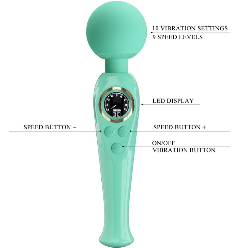 PRETTY LOVE - VIBRATEUR BAGUETTE VERTE SKYLER - Sensualia