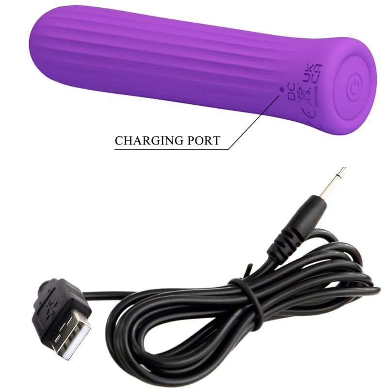PRETTY LOVE - BLANCHE VIBRATEUR STIMULATEUR LILAS - Sensualia