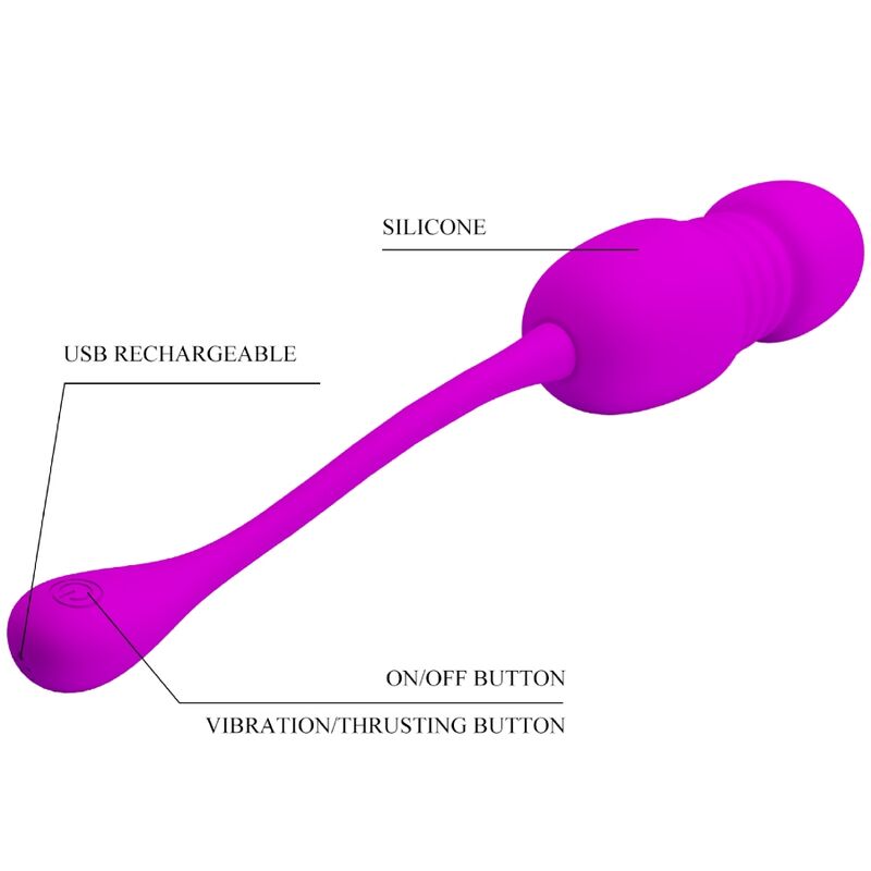 PRETTY LOVE - OEUF VIBRANT RECHARGEABLE CALLIE VIOLET - Sensualia