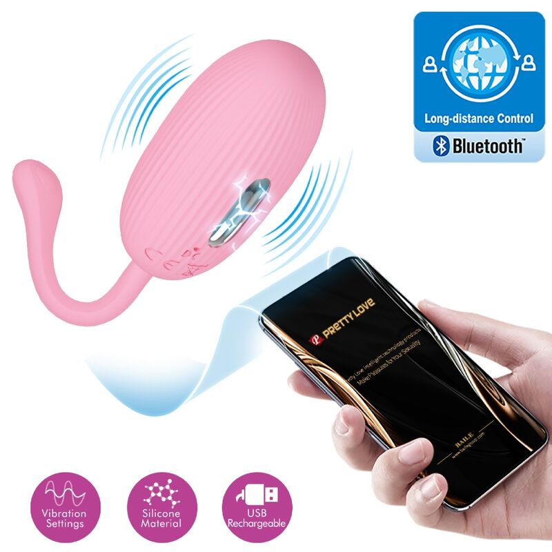 PRETTY LOVE - OEUF VIBRANT RECHARGEABLE ROSE DOREEN - Sensualia