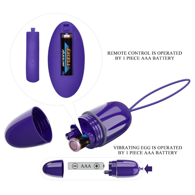 PRETTY LOVE - SELKIE YOUTH MINI OEUF VIBRANT TÉLÉCOMMANDE VIOLET - Sensualia