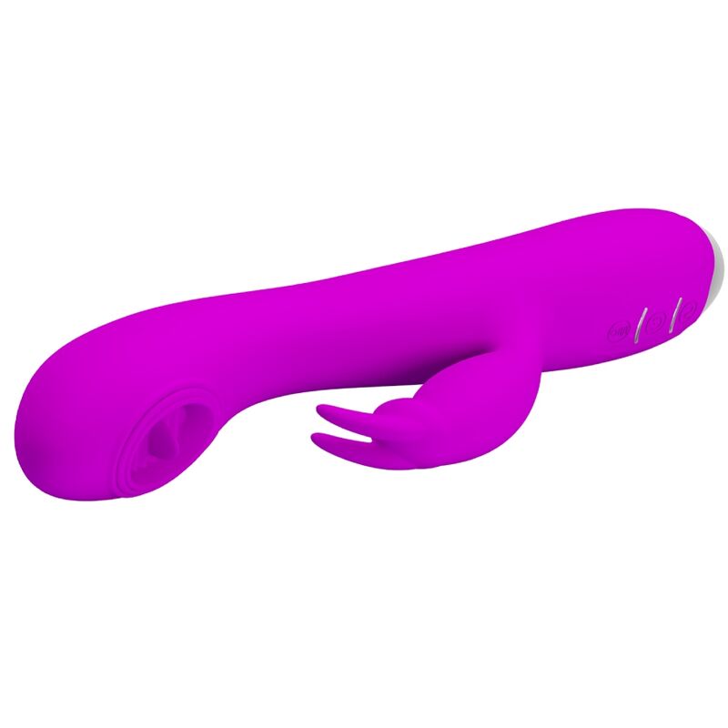 PRETTY LOVE - VIBRATEUR RECHARGEABLE RACHEL AVEC VENTOUSE VIOLET - Sensualia
