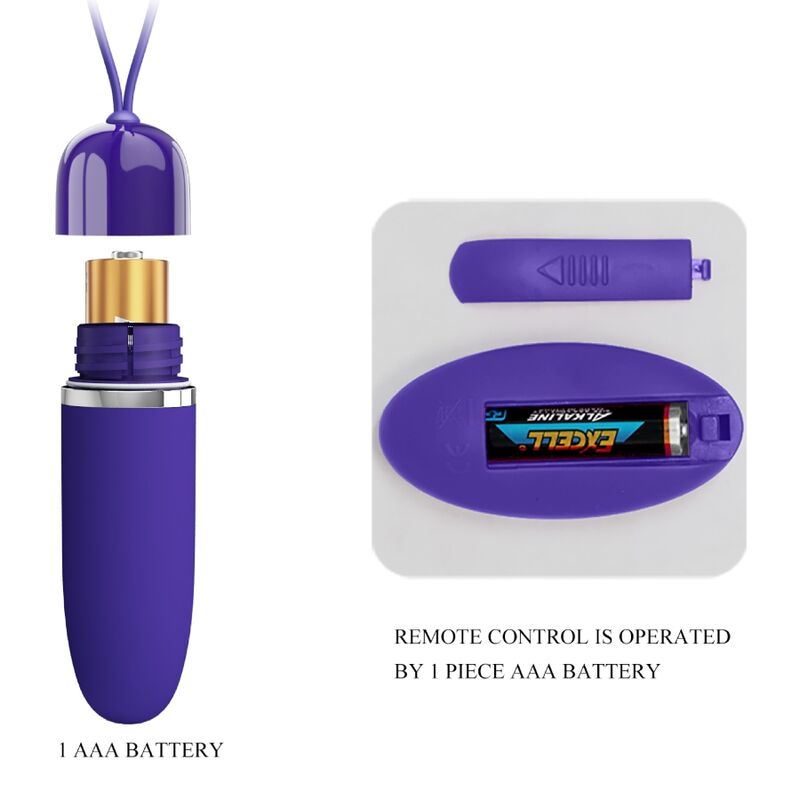 PRETTY LOVE - MINI BALLE VIBRANTE DARLENE YOUTH VIOLET - Sensualia