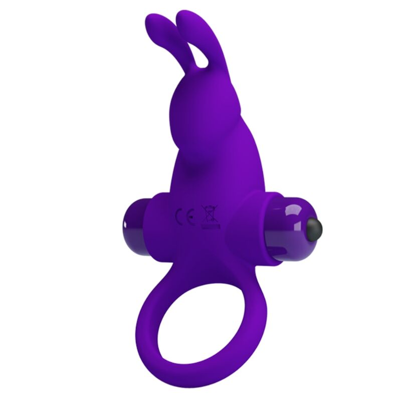 PRETTY LOVE - ANNEAU VIBRATEUR I RABBIT POUR PÉNIS VIOLET - Sensualia