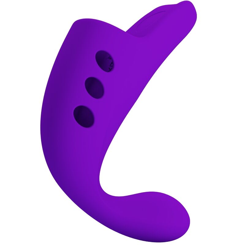 PRETTY LOVE - VIBRATEUR DOIGT RECHARGEABLE GORGON VIOLET - Sensualia