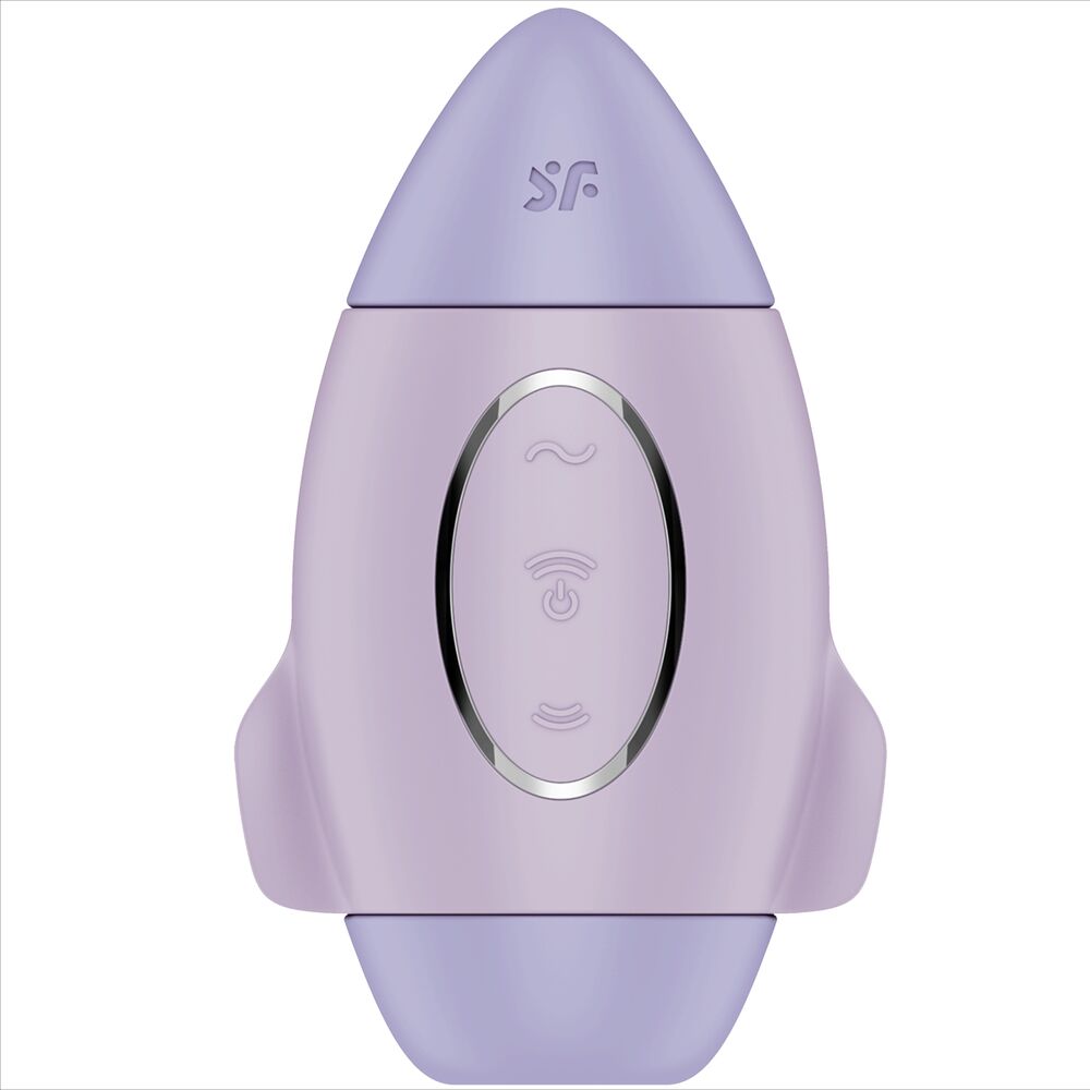 SATISFYER - MISSION CONTROL PETIT VIBRATEUR DOUBLE IMPULSION LILAS - Sensualia