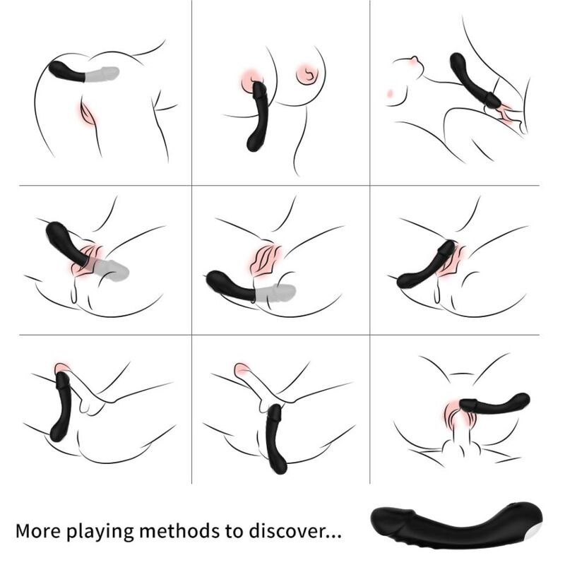 ARMONY - GODE VIBRATEUR POINT G SILICONE NOIR ARMONY VIBRATORS