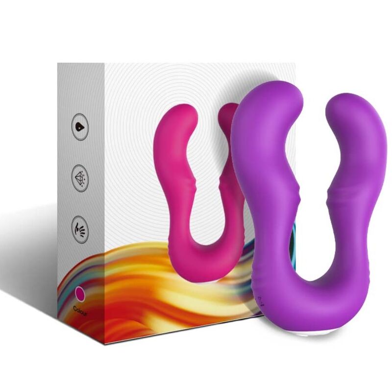 ARMONY - VIBRATEUR SERAPH DOUBLE TÉLÉCOMMANDE VIOLET ARMONY VIBRATORS