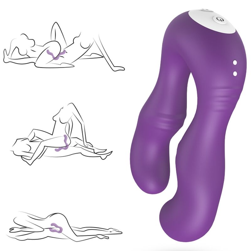 ARMONY - VIBRATEUR SERAPH DOUBLE TÉLÉCOMMANDE VIOLET ARMONY VIBRATORS