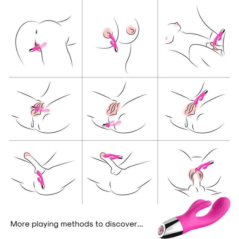 ARMONY - VIBRATEUR LAPIN FUCHSIA ARMONY VIBRATORS