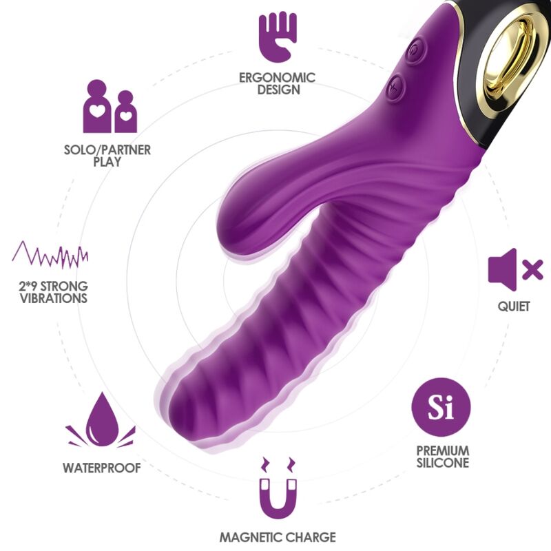 ARMONY - VIBRATEUR ETERNITY SILICONE VIOLET ARMONY VIBRATORS