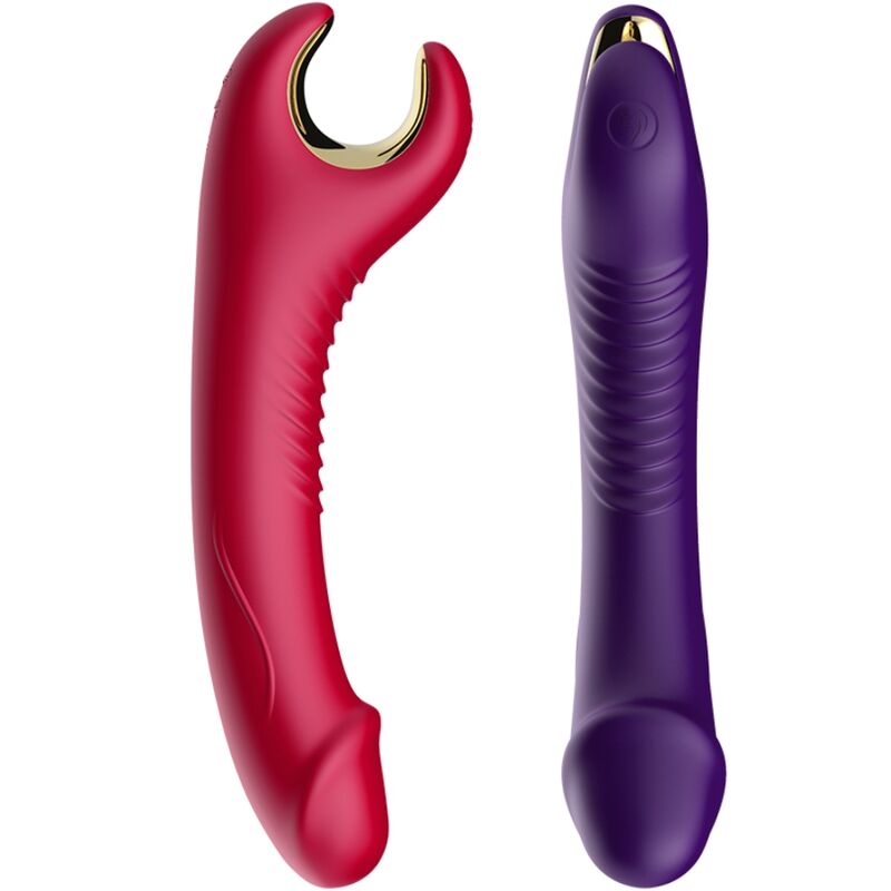 ARMONY - VIBRATEUR & ROTATEUR PRINCE DILDO ROUGE - Sensualia