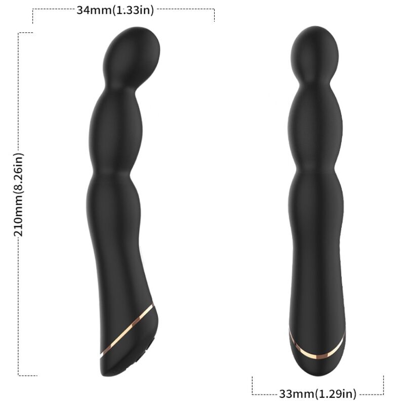 ARMONY - VIBRATEUR BAMBU RÉGLABLE NOIR - Sensualia