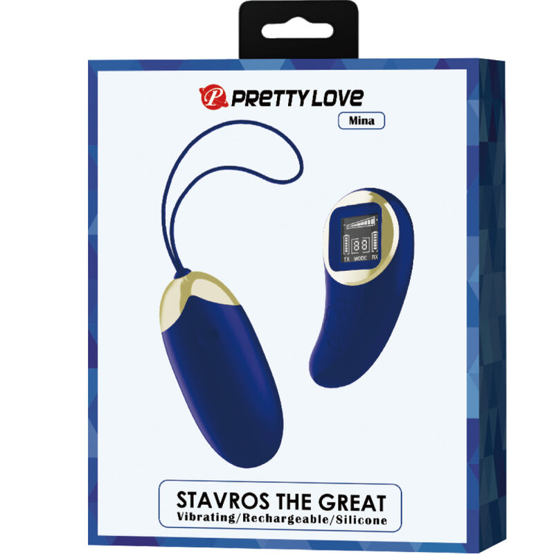 PRETTY LOVE - TÉLÉCOMMANDE OEUF VIBRANT MINA BLEU - Sensualia
