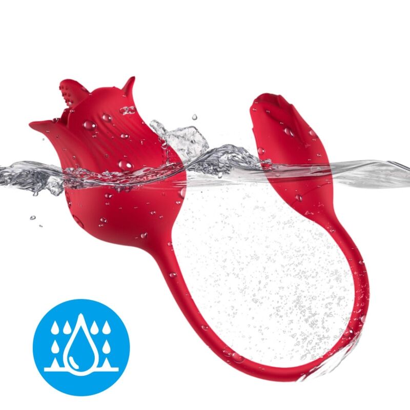 ARMONY - VIBRATEUR ROSE CON COLA ROUGE ARMONY STIMULATORS