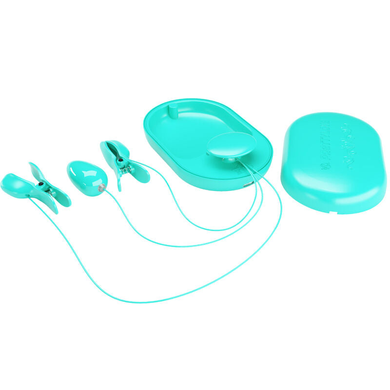 PRETTY LOVE - BOITE SURPRISE PINCE A ELECTRO STIMULATION BLEUE - Sensualia