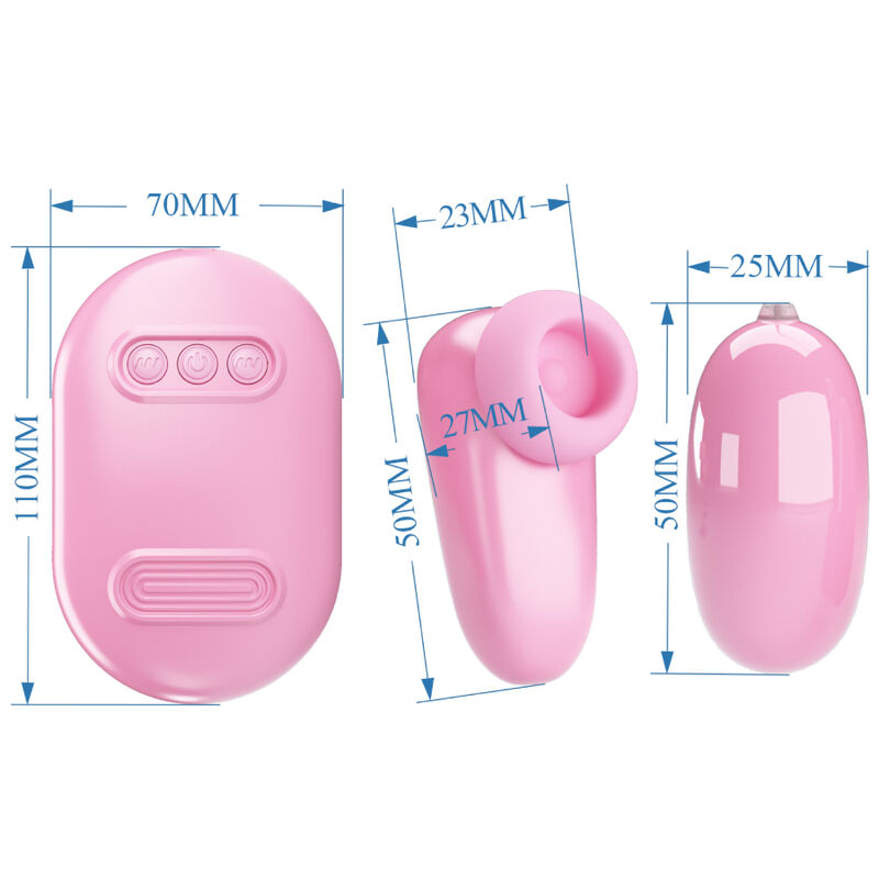 PRETTY LOVE - MAGIC BOX BALLE VIBRANTE & STIMULATEUR ROSE - Sensualia