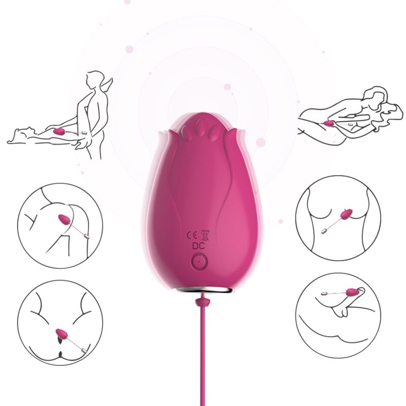 ARMONY - VIBRATEUR MANDALA EGG TÉLÉCOMMANDE G-SPOT FUCHSIA - Sensualia