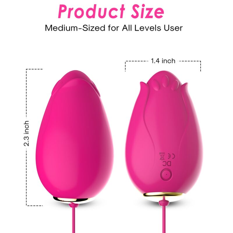 ARMONY - VIBRATEUR MANDALA EGG TÉLÉCOMMANDE G-SPOT FUCHSIA - Sensualia