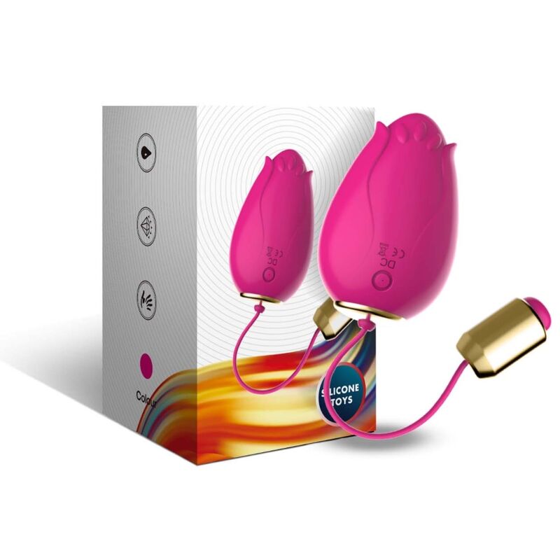 ARMONY - VIBRATEUR MANDALA EGG TÉLÉCOMMANDE G-SPOT FUCHSIA - Sensualia