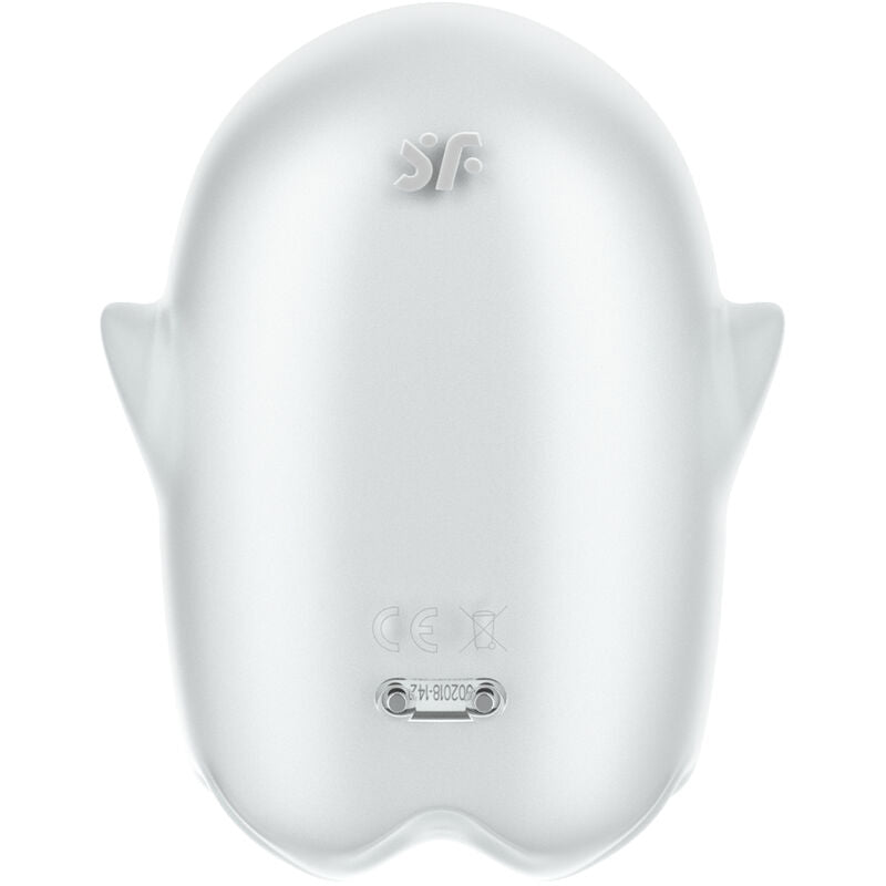 SATISFYER - GLOWING GHOST AIR PULSE & VIBRADOR AMARILLO - Sensualia