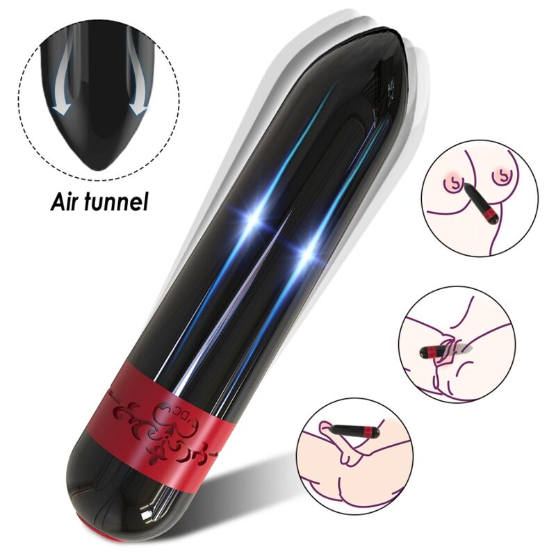 ARMONY - TÉLÉCOMMANDE BULLET VIBRATEUR ROCKET NOIR - Sensualia