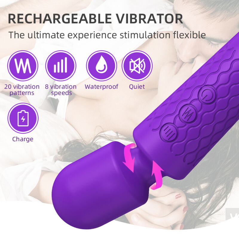 ARMONY - MASSEUR ET VIBRATEUR VIOLETTE - Sensualia