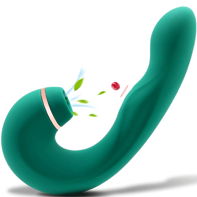 ARMONY - VIBRATEUR & VENTOUSE FLEXIBLE VERT ARMONY STIMULATORS