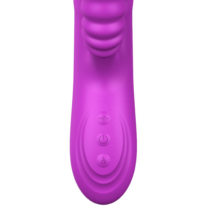 ARMONY - VIBRATEUR MULTIFONCTION ANGELIA DOUBLE LANGUE EFFET CHALEUR VIOLET - Sensualia