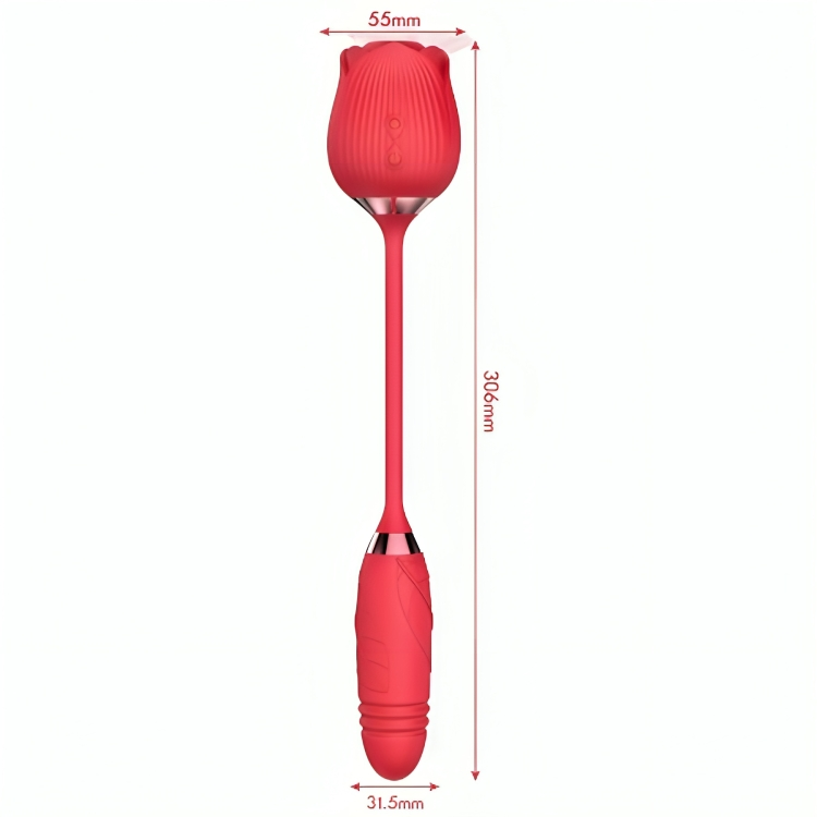 ARMONY - DELIGHT FLEUR SUCE ET POUSSÉE ROUGE ARMONY STIMULATORS