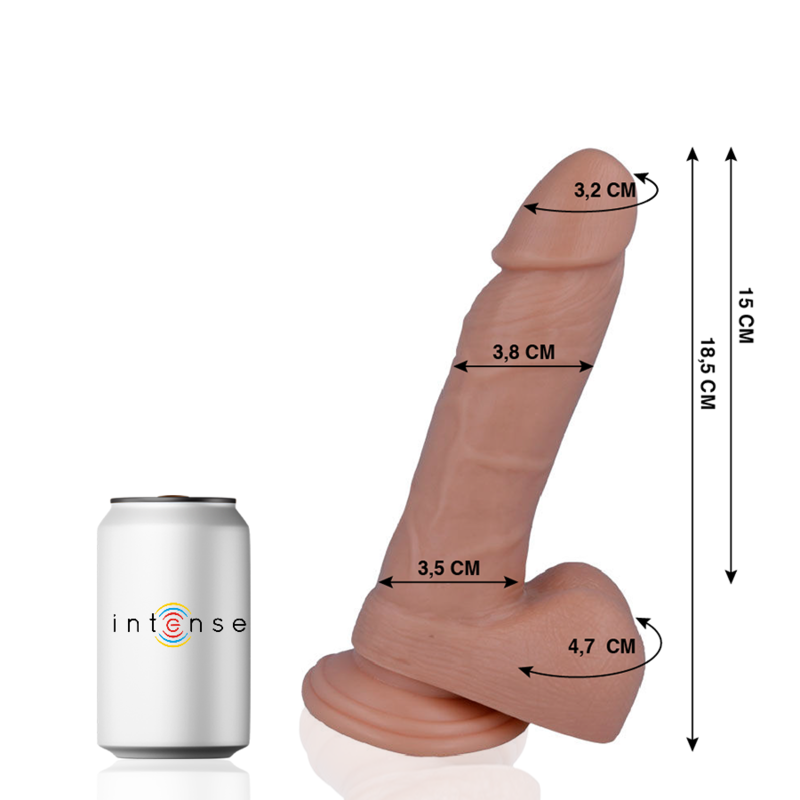 MR INTENSE - 14 PÉNIS RÉALISTE 18.5 CM -O- 3.8 CM - Sensualia
