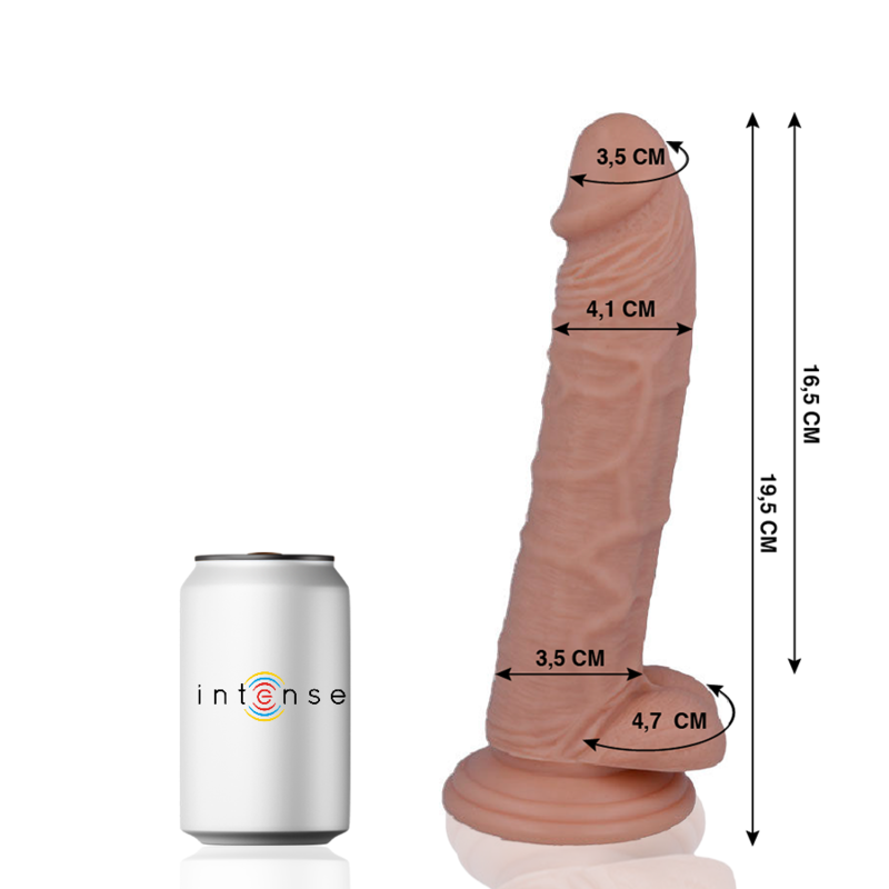 MR INTENSE - 15 PÉNIS RÉALISTE 19.5 CM -O- 4.1 CM - Sensualia