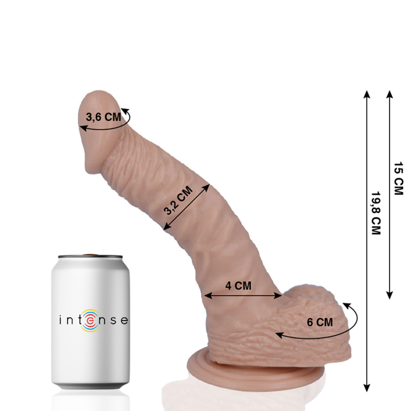 MR INTENSE - 18 PÉNIS RÉALISTE 19.8 CM -O- 3.2 CM - Sensualia