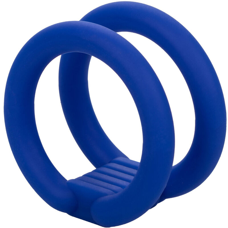 CALEXOTICS - ADMIRAL CAGE DOUBLE COCK BLEU - Sensualia