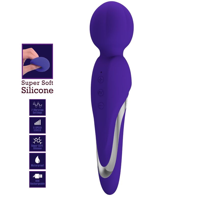 PRETTY LOVE - BAGUETTE VIBRANTE WALTER VIOLET - Sensualia