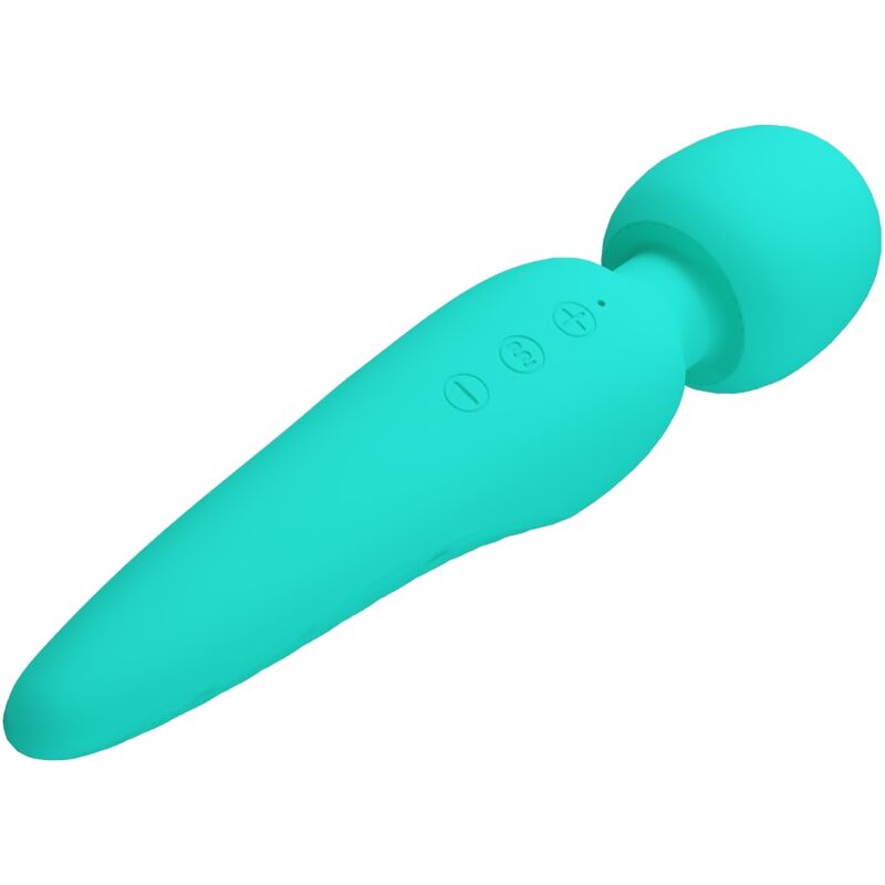 PRETTY LOVE - MASSEUR MEREDITH 12 MODES DE VIBRATION VERT AQUA - Sensualia