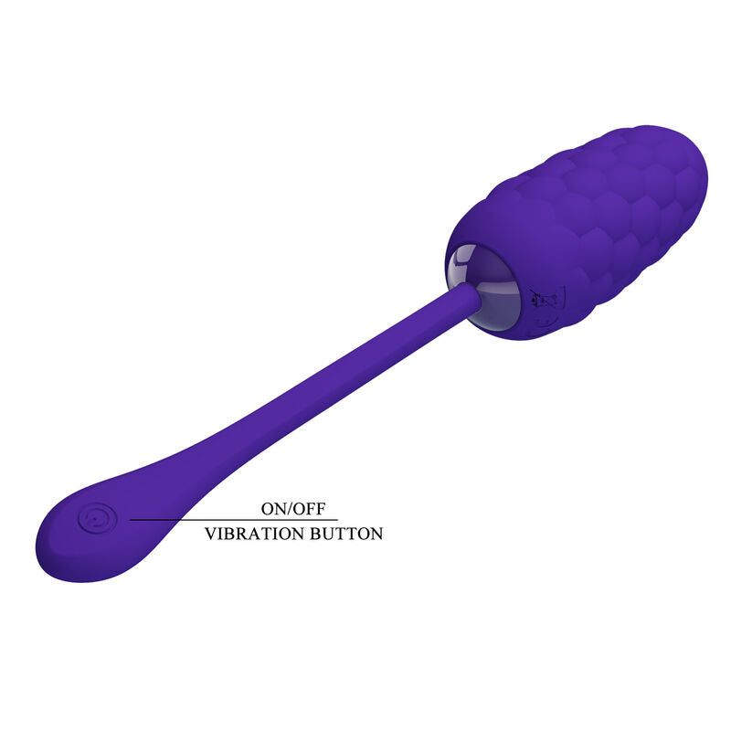 PRETTY LOVE - OEUF VIBRANT TEXTURE MARINE RECHARGEABLE VIOLET - Sensualia