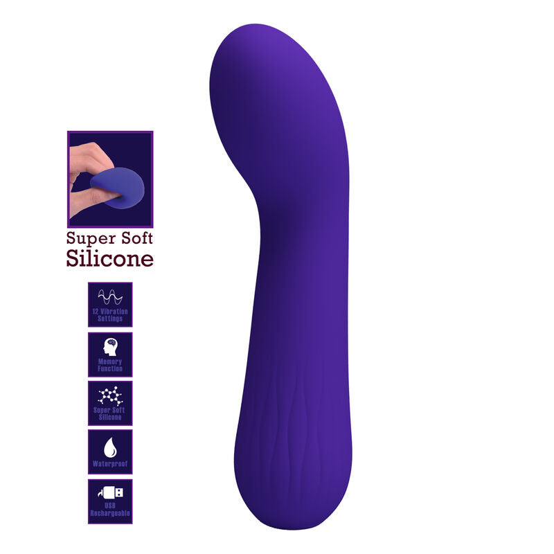 PRETTY LOVE - VIBRATEUR RECHARGEABLE FAUN VIOLET - Sensualia